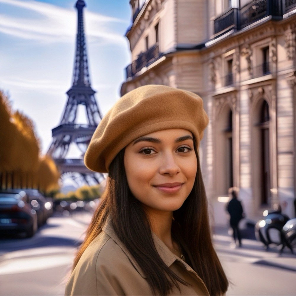 Classic Tan Beret